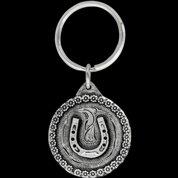 Elevate your luck and style with our Horseshoe Keychain. Symbolizing good fortune and protection, our horseshoe keychain is a must-have for any horse lover or enthusiast. Shop now!